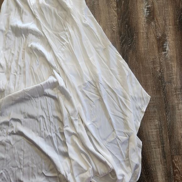 Retrofete Margot Dress White Size Medium Silk Blend Open Back Bridal NWT - Picture 12 of 16